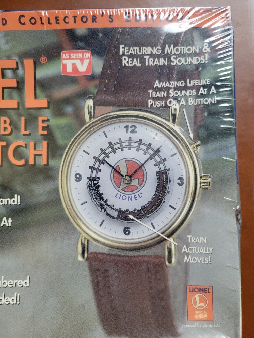 Lionel Collectible Train Watch w/Sounds Collector's Edition BRAND NEW - Sealed!